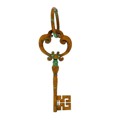 3d Rusted Skeleton Door Key Model Turbosquid 1977834