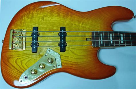 Fender Customised Vintage Jazz Bass 1971 Orange Burst Bass For Sale Bass Gear Ltd