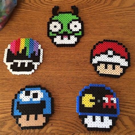 Mario Mushroom Perler Bead Pattern