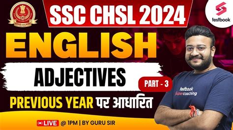 Ssc Chsl English Adjectives Qs Pyps Part Ssc Chsl