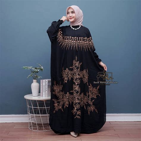 Jual Kaftan Aysa Premium Rayon Super Jumbo Busui Dress Nyaman Panjang