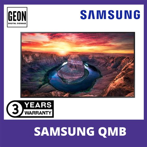 Samsung Lh Qmb Ebgc Qm B Qmb Uhd K Smart Digital Signage Geon Asia