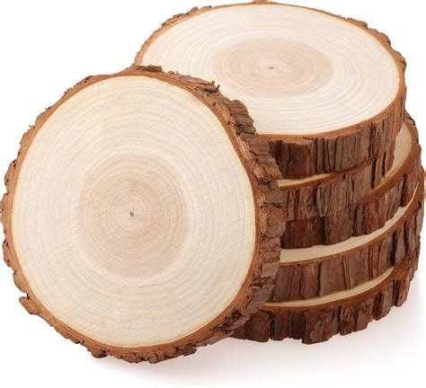 Amazon Fuyit Unfinished Wood Slices For Centerpieces Pcs