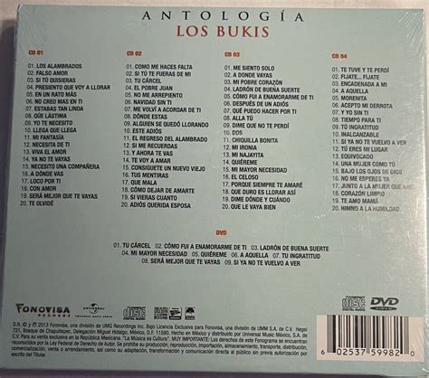 Marco Antonio Solis Y Los Bukis Antologia 4 Cds 1 Dvd EBay