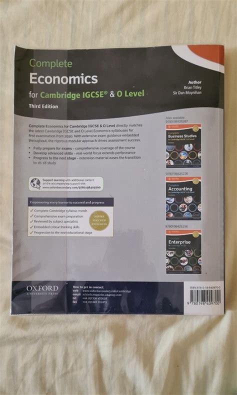 Complete Economics IGCSE And O Level Third Edition Hobbies Toys