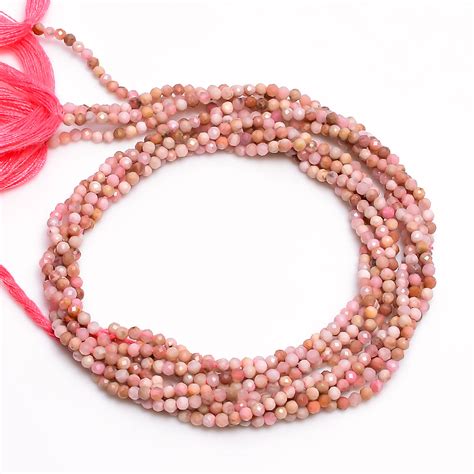 2 5mm Natural Rhodonite Faceted Round Rondell Beads Jewelry 33 Cm