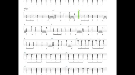 Cherry Waves Tab By Deftones Guitar Only Guitar Tab Youtube