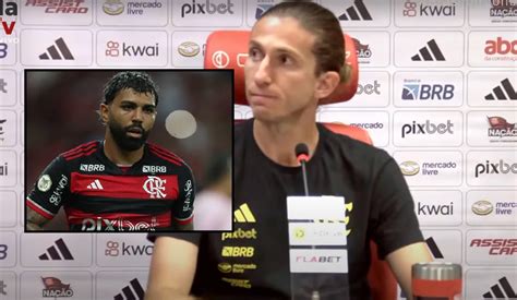 Filipe Luís explica saída de Gabigol do time titular do Flamengo