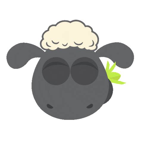 Hungry Shaun The Sheep Sticker By Aardman Animations