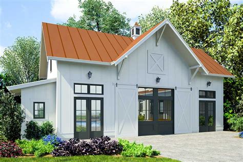 Charisma And Charm Abound In This Farmhouse Style Guest House Plan