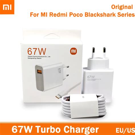 Xiaomi Charger 67w Original Eu Mi 67 Watt Charger Adapter Poco X3 Gt