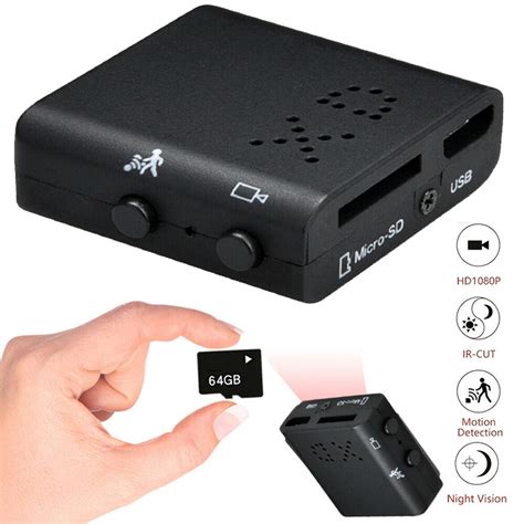 Foriot Xd Mini Micro Spy Hidden Hd P Camera Night Vision For Home