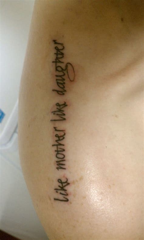 Mother Daughter Tattoo Quotes. QuotesGram