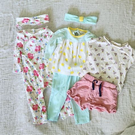 Little Me Matching Sets 3 Girls Matching Outfits 2m Size Poshmark