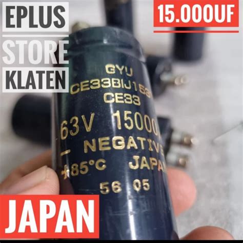 Jual ELKO 15 000UF 63V JAPAN ORIGINAL KAPASITOR ELCO 15000UF 15000U