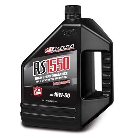 Maxima Racing Oils 39 329128 15W 50 RS1550 Full Synthetic Oil 1 Gal