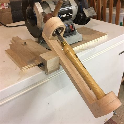 Lathe Gouge Tool Sharpening Jig By Mdzehr