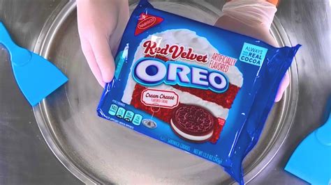 Oreo Red Velvet Ice Cream Rolls How To Make Oreo Red Velvet Cookies