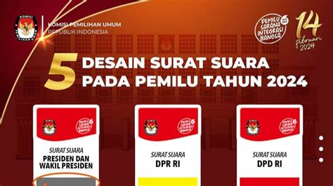 5 Design Surat Suara Pemilu 2024 Website Resmi Nagari Air Hitam