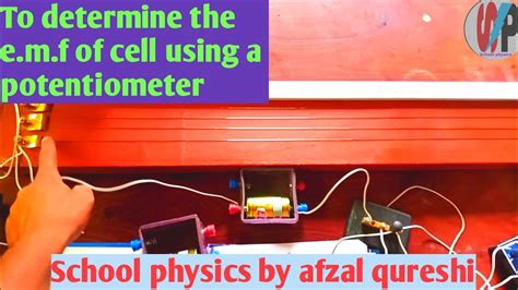 Practical Class 12th Physics Determine The Emf Of Cell Using A