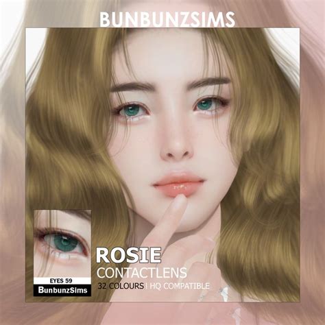 Rosie Eyes 32 Colours BunbunzSims In 2024 Sims 4 Cc Skin Sims