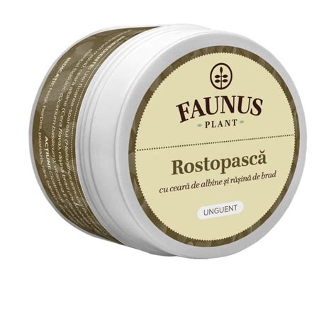 Unguent Cu Rostopasca Si Ceara De Albine 50ml Faunus Plant Dr Max