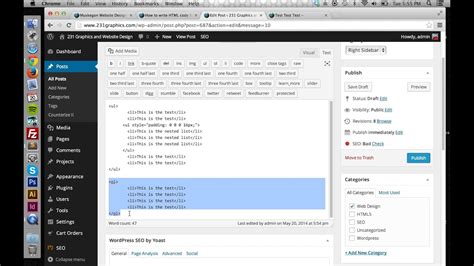 How To Create Tables And Lists Html Youtube