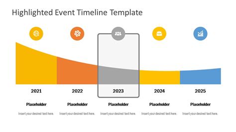 Timeline And Planning Highlighting Template Slidemodel