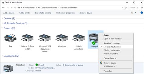 How To Set Default Printer Printix Administrator Manual