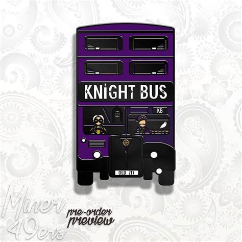 Harry Potter Knight Bus Harry Potter Pin Soft Enamel Pins Enamel