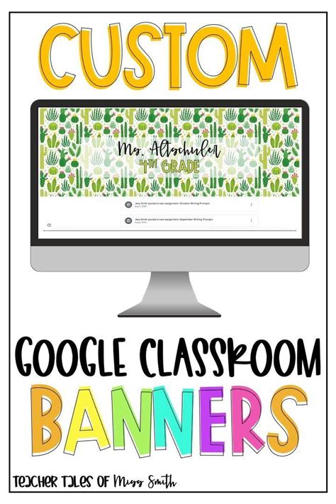 Google Classroom CUSTOM Banners | Classroom banner, Google classroom ...