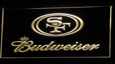 San Francisco 49ers Budweiser Led Neon Sign Youtube