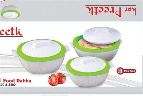 Plastic Hot Box Set Size 500ml 10000ml Rs 350 Set Mon Ami ID 16057259733