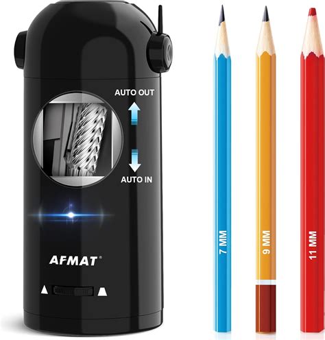 AFMAT Electric Pencil Sharpener Fully Automatic Pencil Sharpener For