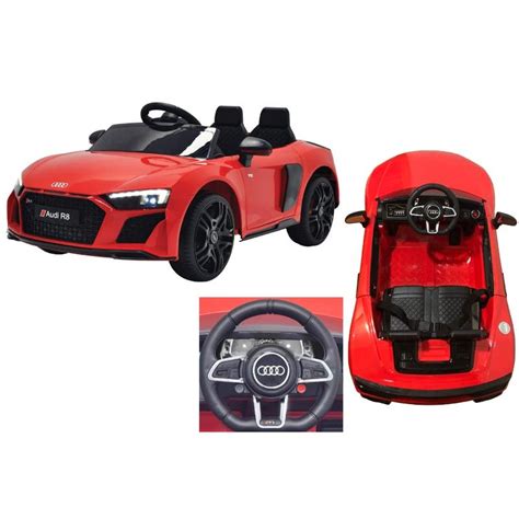 Colibri Auto Elettrica Auto Audi R Spyder Rosso V Ah