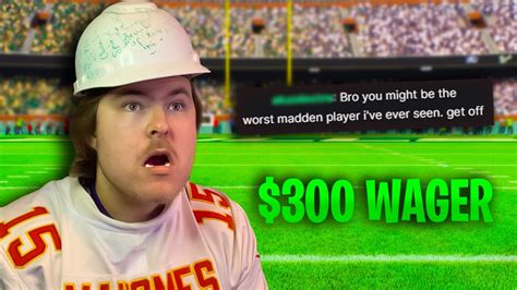 300 Wager VS Hater In Chat NCAA College Football 25 YouTube