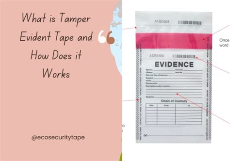 What Is Tamper Evident Tape And How Does It Works