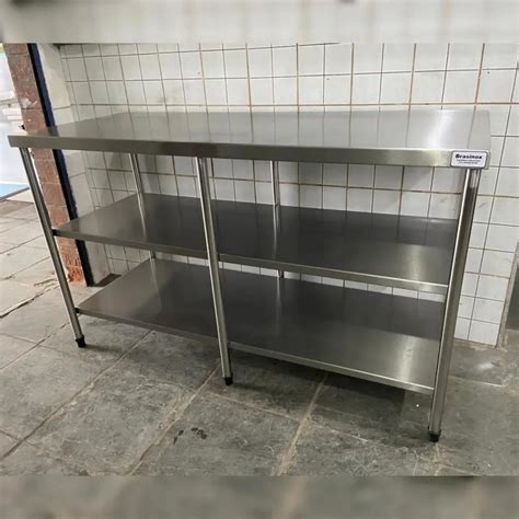 Mesa De Inox Para Padaria Br S Inox