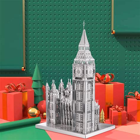 Piececool Puzzle Metalowe Model 3D Big Ben Piececool Architektura