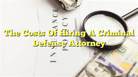 The Costs Of Hiring A Criminal Defense Attorney - The Franklin Law