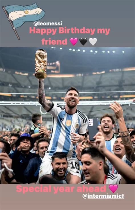 Inter Miami Co Owner David Beckham Wishes Lionel Messi Happy Birthday