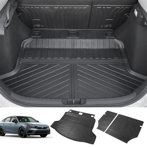 Powoq Fit 2022 2023 Honda Civic Hatchback Trunk Mat Cargo Mat Cargo