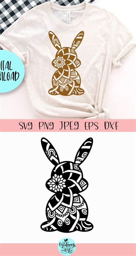 Mandala Bunny Svg Easter Svg Artofit