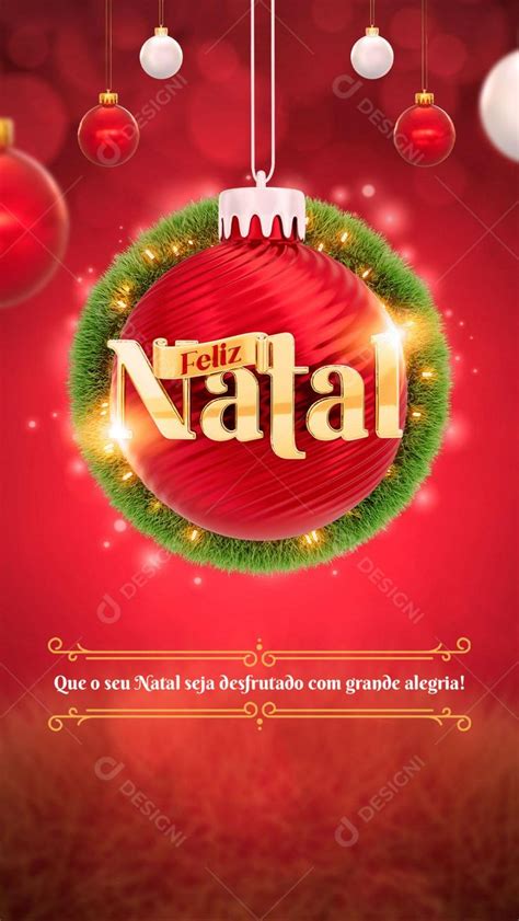 Social Media Story Feliz Natal Loja Agradecimento Psd Edit Vel