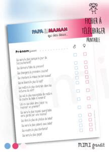 Jeu Baby Shower Gender Reveal Imprimer Papa Ou Maman