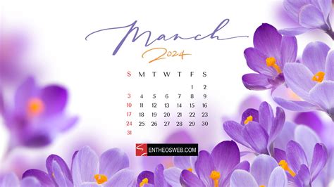 Free Calendar Wallpaper March Beret Julienne