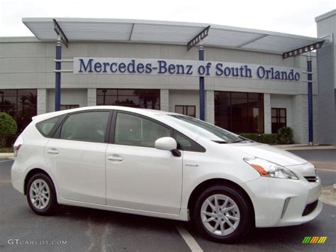 2012 Blizzard White Pearl Toyota Prius V Two Hybrid 81870226 Photo 7