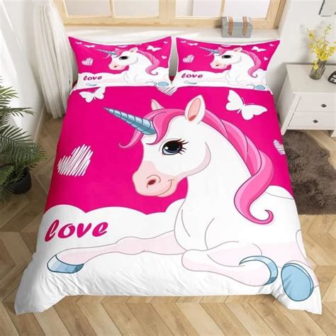 Mignon Licorne Parure De Lit X Cm Dessin Anim Licorne Housse De