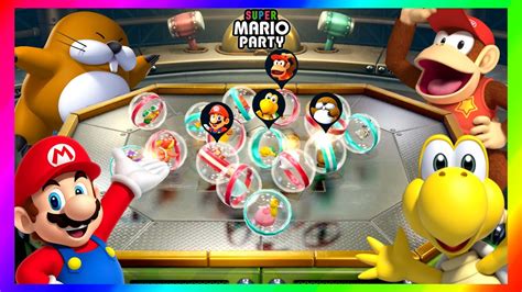 Super Mario Party Minigames Mario Vs Diddy Vs Koopa Troopa Vs