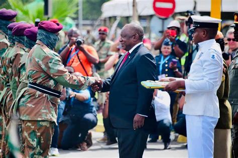 Ramaphosa Salutes SAs Armed Forces The Witness